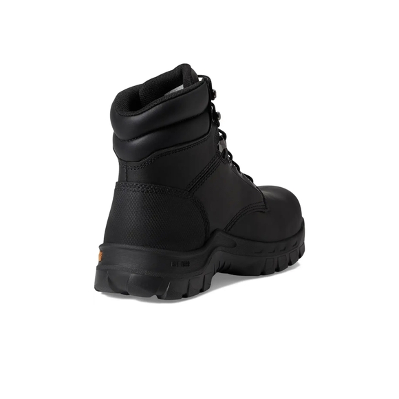 Carhartt Black Leather Work Boots with Padded Ankle - Picture 4 of 12